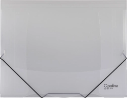 Mapa s gumicom OPALINE prozirna A4