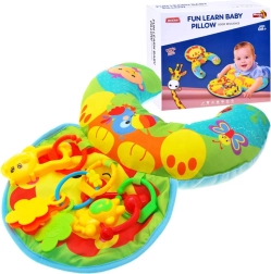 Stabilizacijski jastučić za bebe s zvečkama i šuškavom podlogom – Lav