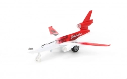 metalni zrakoplov na navlačenje s glazbom i svjetlima