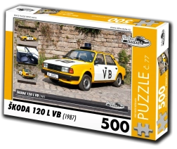 Puzzle Retro-auta Škoda 120 L VB (1987) – 500 dijelova
