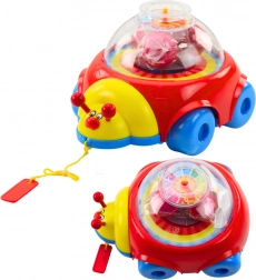 Povlačna bubamara s kuglicama i satom za djecu