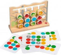 Lucy & Leo ptice i mačke – drvena motorička igra s predlošcima