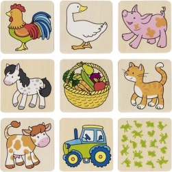 Drveno pexeso Farma II