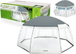 Paviljon za bazen 600 × 600 × 295 cm Bestway