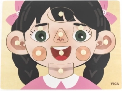 Drvena slagalica s umetnim dijelovima – djevojčica