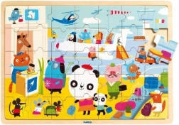 DJECO drvene puzzle zračna luka 35 dijelova