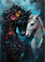 Puzzle crno-bijele 1000 dijelova ANATOLIAN