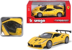 Metalni model Bburago 1:24 Ferrari 488 Challenge žuti