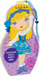 Odijevamo ruske lutke LENA – bojanka s modelima i naljepnicama