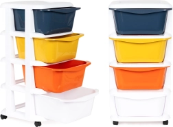 Organizator s 4 klizne ladice na kotačićima od ModernHome