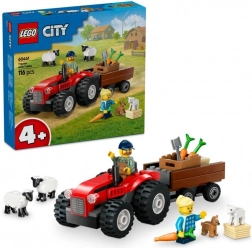 LEGO City Crveni traktor s prikolicom i ovcom