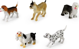 set plastičnih psića mini zoo 7 cm – 5 kom