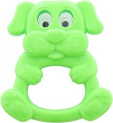 zvečkica psić s pokretnim očima 11 cm