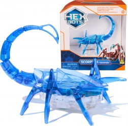 Hexbug Scorpion plavi – senzorimotorička pokretna figurica sa svjetlom