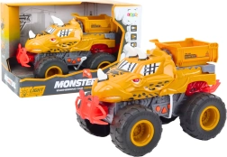 Dinosaur terensko vozilo s frikcijskim pogonom narančaste boje