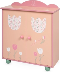 Drveni ormar za lutke s dodacima TULIPE