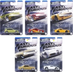 Hot Wheels Brzi i žestoki – set od 5 automobila Silver Series