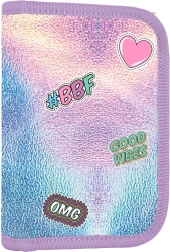 Školska pernica OXY GO Shiny, jednopodna s 2 preklopa, prazna