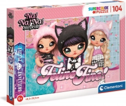 Clementoni Brilliant puzzle Na! Na! Na! Surprise Sjajne mace, 104 dijelova