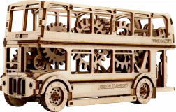 Drvene 3D slagalice – Londonski autobus