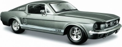 Model Ford Mustang GT 1967 1:24 sivi