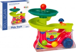 Šarena fontana sa toboganom za loptice sa zvukovima