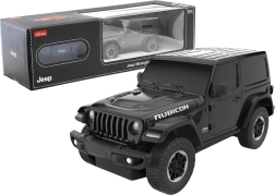 R/C auto 1:24 Jeep Wrangler JL Rubicon crni