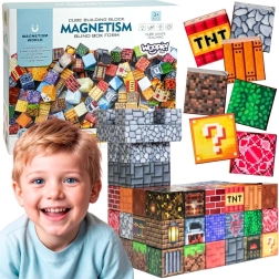 3D magnetski građevinski set - 63 komada