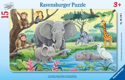 Ravensburger puzzle Životinje Afrike 15 dijelova