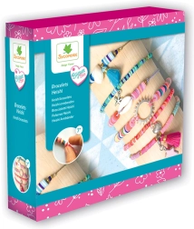 Izrada nakita: Narukvice od Heishi perlica - plava i ružičasta