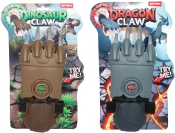 Izvlačive kandže zmaj/dinosaur plastične 11 × 29 cm, 2 boje