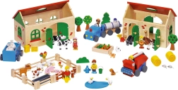 Drvena farma My Farm – igraći set od 71 dijela