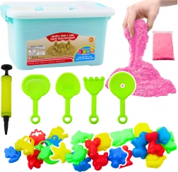 Set čarobnog pijeska ružičasta 3 kg s priborom