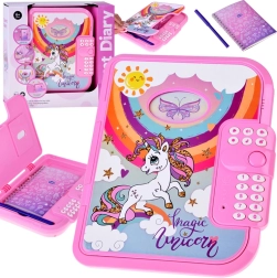 Interaktivni kodirani tajni dnevnik 2u1 čarobni jednorog