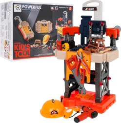 Dječja radionica 3-u-1 s kovčegom i akumulatorskom bušilicom, 78 dijelova