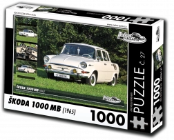 Puzzle RETRO-AUTA Škoda 1000 MB (1965) – 1000 dijelova