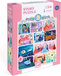 DJECO Bajkovite puzzle Pepeljuga - 54 dijelova