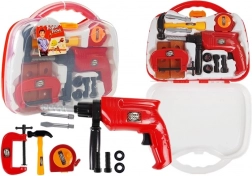 Dječji set alata u kovčegu s bušilicom i vijcima