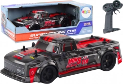 RC pick-up 1:18 s gumenim gumama – crno‑crveni