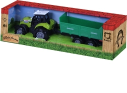 Traktor sa zvukovima i svjetlom sa zelenom prikolicom
