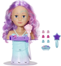 baby born sestrica glava za češljanje morska vila s tušem