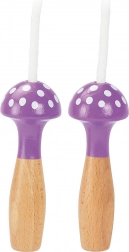 Ljubičasto uže za preskakanje s točkicama VILAC