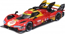 metalni model bburago 1:24 ferrari 499p – pobjednik 24h le mans 2024