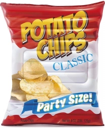 Nafukavajući madrac u obliku vrećice čipsa