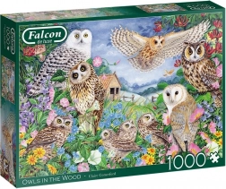 Puzzle FALCON sove u šumi, 1000 dijelova