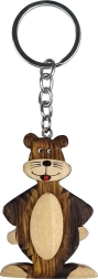Drveni privjesak za ključeve Tigar