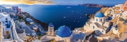 EUROGRAPHICS panoramske puzzle 1000 dijelova – Santorini, Grčka (Air Pano)