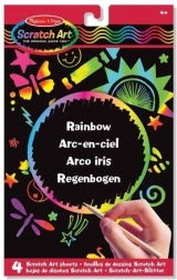 Sjajna ploča za grebanje u duginim bojama