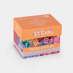 Konstrukcijske kocke Waffle mini pastel 500 komada