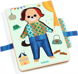 Drvena set za oblačenje psića Djeco